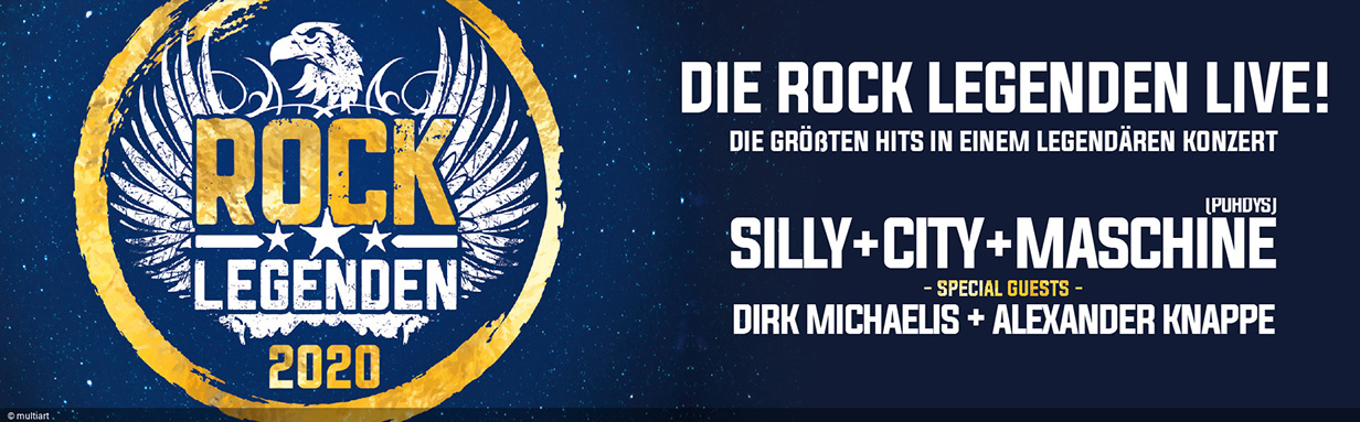 ROCK LEGENDEN 2020: SILLY, CITY, MASCHINE, Dirk Michaelis & Alexander Knappe © multiart